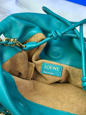 Loewe A411FCRX02 Medium Flamenco purse in mellow nappa lambskin L9018 - Default Title - View 8