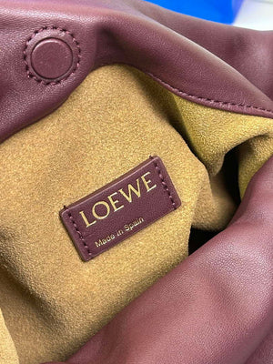 Loewe A411FCRX02 Medium Flamenco purse in mellow nappa lambskin L9019 - Default Title - View 9