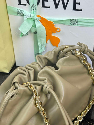 Loewe A411FCRX02 Medium Flamenco purse in mellow nappa lambskin L9021 - Default Title - View 6