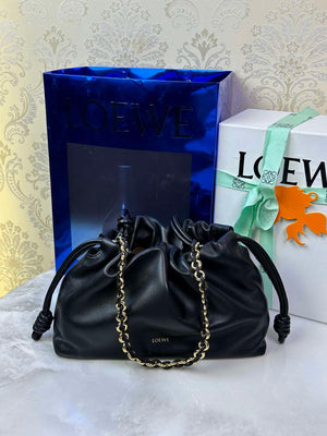 Loewe A411FCRX02 Medium Flamenco purse in mellow nappa lambskin L9022 - Default Title - View 1