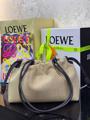 Loewe A411FCRX02 Medium Flamenco purse in mellow nappa lambskin L9024 - Default Title - View 2
