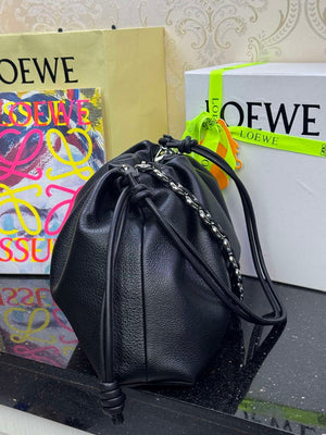 Loewe A411FPDX01 Large Flamenco purse in mellow nappa lambskin L9011 - Default Title - View 2
