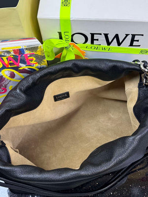 Loewe A411FPDX01 Large Flamenco purse in mellow nappa lambskin L9011 - Default Title - View 5