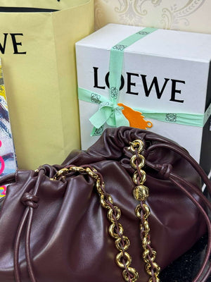 Loewe A411FPDX01 Large Flamenco purse in mellow nappa lambskin L9012 - Default Title - View 6