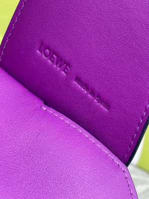 Loewe A510J67X01 Puzzle Hobo Bag in Nappa Calfskin Purple - Default Title - View 5