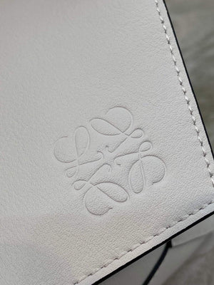 Loewe A510J67X01 Puzzle Hobo Bag in Nappa Calfskin Soft White - Default Title - View 4