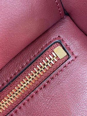 Loewe A510J67X01 Puzzle Hobo Bag in Nappa Calfskin Wine Red - Default Title - View 6