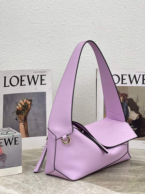 Loewe A510J67X01 Puzzle Hobo Bag in Nappa Calfskin Bloom Orchid - Default Title - View 2