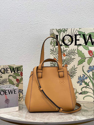 Loewe A538H04X02 Hammock Nugget Bag in Nappa Calfskin Warm Desert - Default Title - View 2