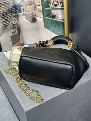 Loewe A914NCHX01 Small Squeeze bag in nappa lambskin Black - Default Title - View 7