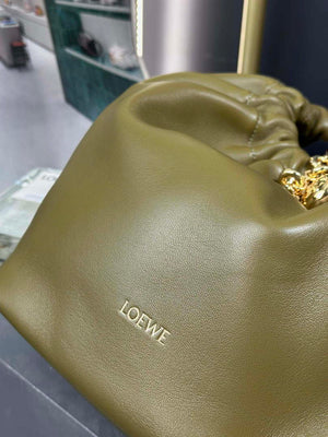 Loewe A914NCHX01 Small Squeeze bag in nappa lambskin Green - Default Title - View 5