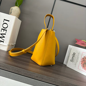 Loewe AANBBBMX02 Mini Pebble Bucket bag in soft grained calfskin Loe8005 - Default Title - View 2