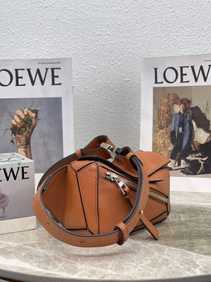Loewe B510U89X02 Mini Puzzle Bumbag in Classic Calfskin Tan - Default Title - View 3