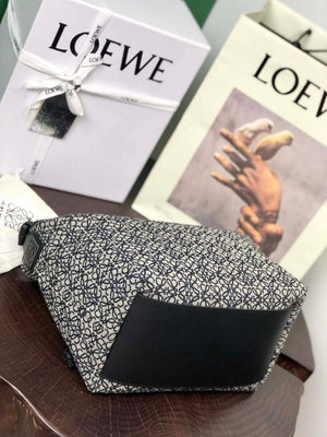 Loewe B906Q63X04 Large Cubi Anagram jacquard fabric handbag - Default Title - View 5