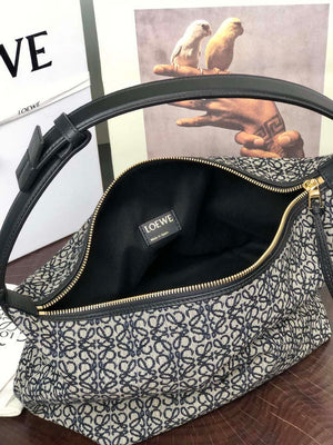 Loewe B906Q63X04 Large Cubi Anagram jacquard fabric handbag - Default Title - View 8