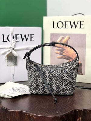 Loewe B906Q63X04 Small Cubi Crossbody bag Black and white - Default Title - View 1
