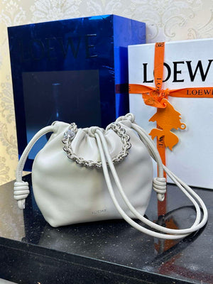 Loewe Flamenco Mini Flamenco Purse bag L9006 in mellow nappa lambskin A914CBPX03 - Default Title - View 4
