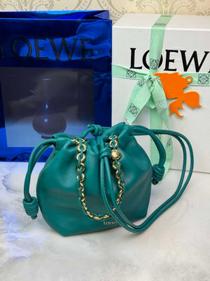 Loewe Flamenco Mini Flamenco Purse bag L9009 in mellow nappa lambskin A914CBPX03 - Default Title - View 3