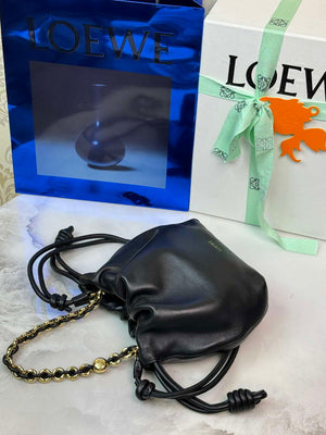 Loewe Flamenco Mini Flamenco Purse bag L9010 in mellow nappa lambskin A914CBPX03 - Default Title - View 5