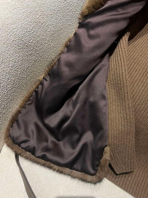 Loro Piana Copenhagen Mink Cashmere Vest L90092 - S - View 5