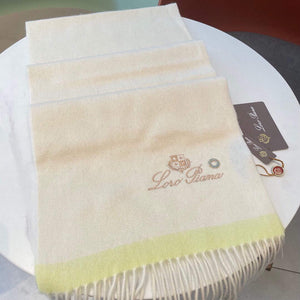 Loro Piana Scarves Designer Classic Cashmere Scarf LP57824 - Default Title - View 8
