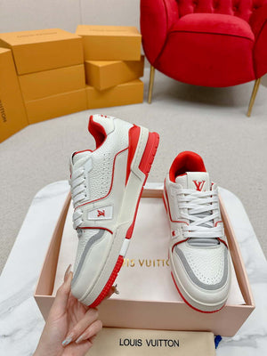 Louis Vuitton 1ABFAF Men Women's LV Trainer Sneaker L62460 - Fmale-Euro 35=US 4 - View 7