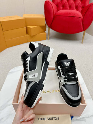 Louis Vuitton 1ABFAF Men Women's LV Trainer Sneaker L62461 - Fmale-Euro 35=US 4 - View 7