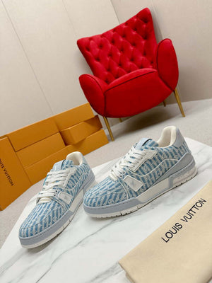 Louis Vuitton 1ABG0H Men Women's LV Trainer Sneaker L62476 - Fmale-Euro 35=US 4 - View 5