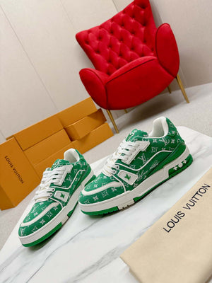 Louis Vuitton 1ABNJP Men Women's LV Trainer Sneaker L62479 - Fmale-Euro 35=US 4 - View 5