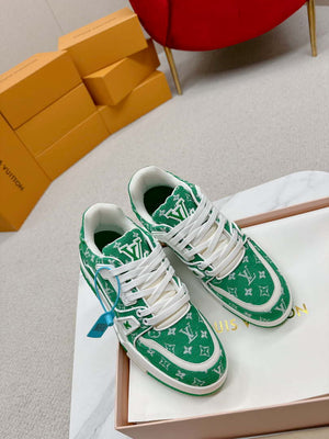 Louis Vuitton 1ABNJP Men Women's LV Trainer Sneaker L62479 - Fmale-Euro 35=US 4 - View 6