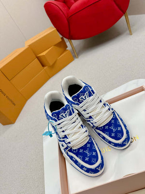 Louis Vuitton 1ABNJP Men Women's LV Trainer Sneaker L62481 - Fmale-Euro 35=US 4 - View 6
