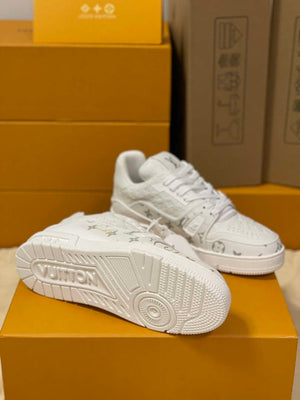 Louis Vuitton 1AC58D Women Men's LV Trainer Sneaker M601028 - Fmale-35 - View 9