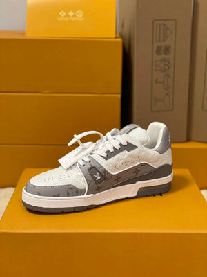 Louis Vuitton 1AC58D Women Men's LV Trainer Sneaker M601030 - Fmale-35 - View 4