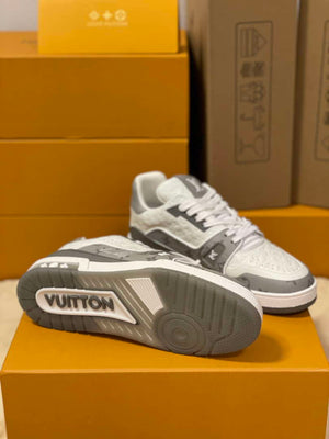 Louis Vuitton 1AC58D Women Men's LV Trainer Sneaker M601030 - Fmale-35 - View 9