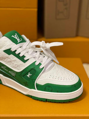 Louis Vuitton 1AC58D Women Men's LV Trainer Sneaker M601032 - Fmale-35 - View 4