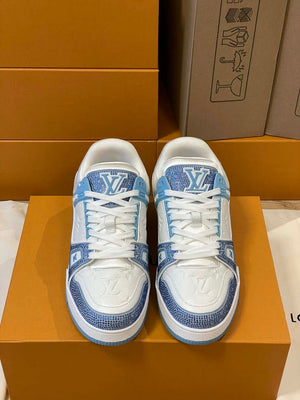 Louis Vuitton 1AC5AL Men Women's LV Trainer Sneaker L62390 - Fmale-Euro 35=US 4 - View 3