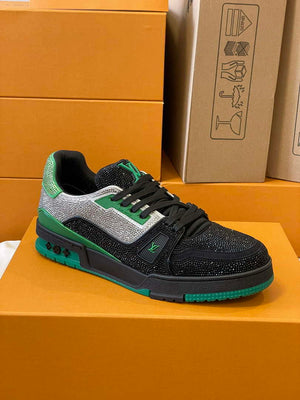 Louis Vuitton 1AC5AL Men Women's LV Trainer Sneaker L62392 - Fmale-Euro 35=US 4 - View 4