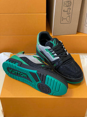 Louis Vuitton 1AC5AL Men Women's LV Trainer Sneaker L62392 - Fmale-Euro 35=US 4 - View 9