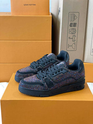 Louis Vuitton 1AC5AL Men Women's LV Trainer Sneaker L62393 - Fmale-Euro 35=US 4 - View 2