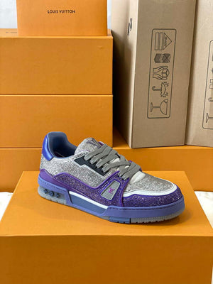 Louis Vuitton 1AC5AL Men Women's LV Trainer Sneaker L62394 - Fmale-Euro 35=US 4 - View 4