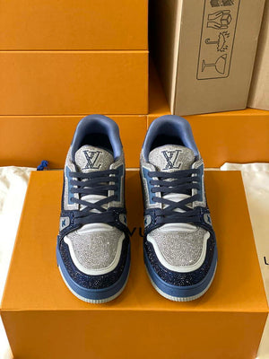 Louis Vuitton 1AC5AL Men Women's LV Trainer Sneaker L62395 - Fmale-Euro 35=US 4 - View 3