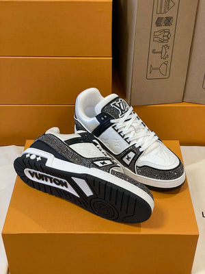 Louis Vuitton 1AC5AL Men Women's LV Trainer Sneaker L62396 - Fmale-Euro 35=US 4 - View 8