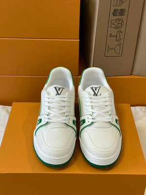 Louis Vuitton 1AC5AL Men Women's LV Trainer Sneaker L62397 - Fmale-Euro 35=US 4 - View 3