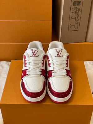 Louis Vuitton 1AC5AL Men Women's LV Trainer Sneaker L62402 - Fmale-Euro 35=US 4 - View 3