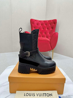 Louis Vuitton 1ACA9Z Women's Laureate Platform Desert Boot L62357 - US 4=Euro 35 - View 3
