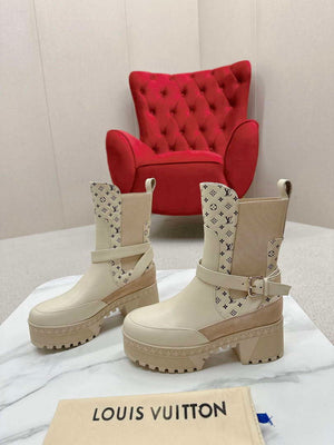 Louis Vuitton 1ACA9Z Women's Laureate Platform Desert Boot L62358 - US 4=Euro 35 - View 1