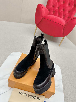 Louis Vuitton 1AC7W0 Women's Laureate Platform Chelsea Boot L62360 - US 4=Euro 35 - View 6