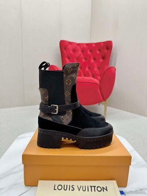 Louis Vuitton 1ACA9Z Women's Laureate Platform Desert Boot L62359 - US 4=Euro 35 - View 3