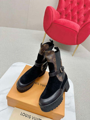 Louis Vuitton 1ACA9Z Women's Laureate Platform Desert Boot L62359 - US 4=Euro 35 - View 6