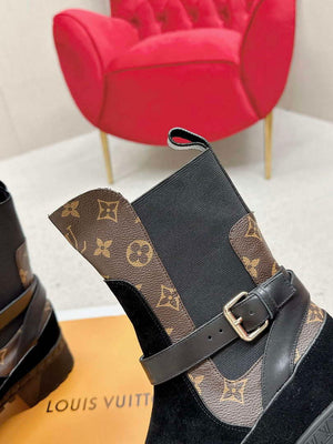 Louis Vuitton 1ACA9Z Women's Laureate Platform Desert Boot L62359 - US 4=Euro 35 - View 7